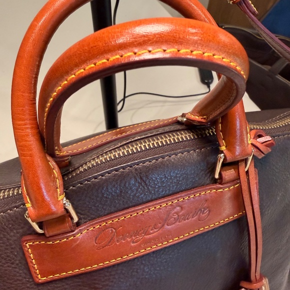 Dooney & Bourke Florentine Domed Satchel Chestnut - Picture 3 of 14
